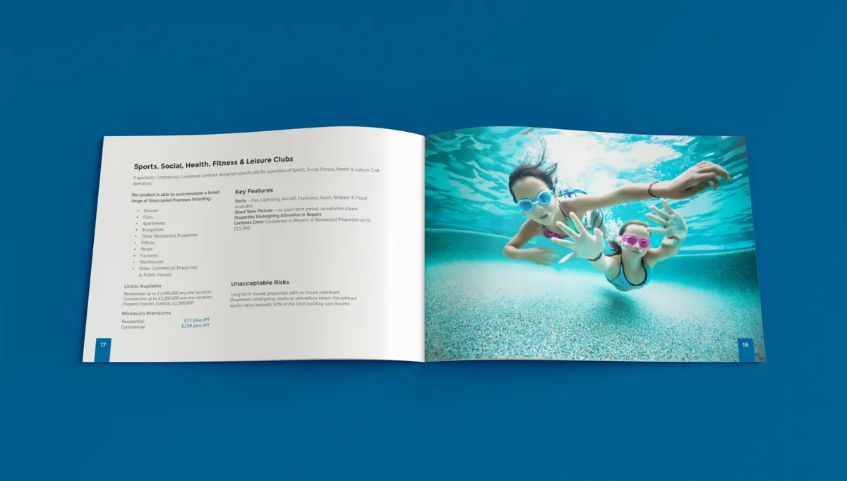 A Nelson Policies brochure spread